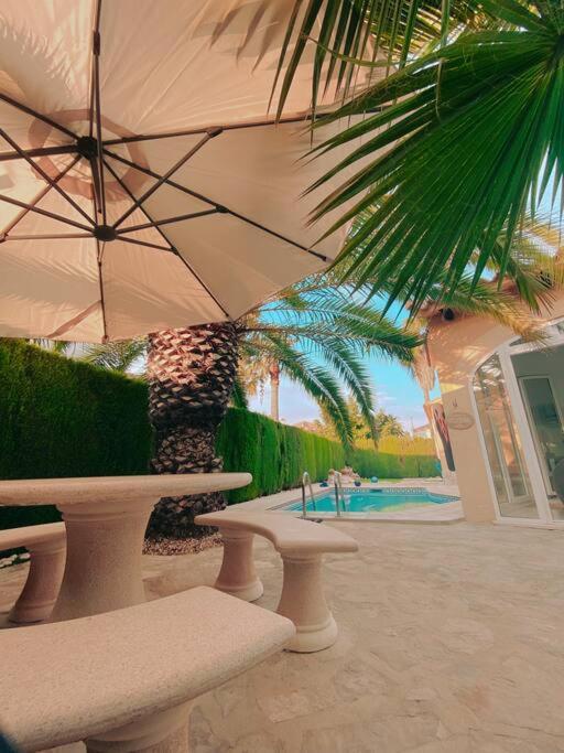 Impresionante Villa Con Piscina - Oliva Nova Luaran gambar